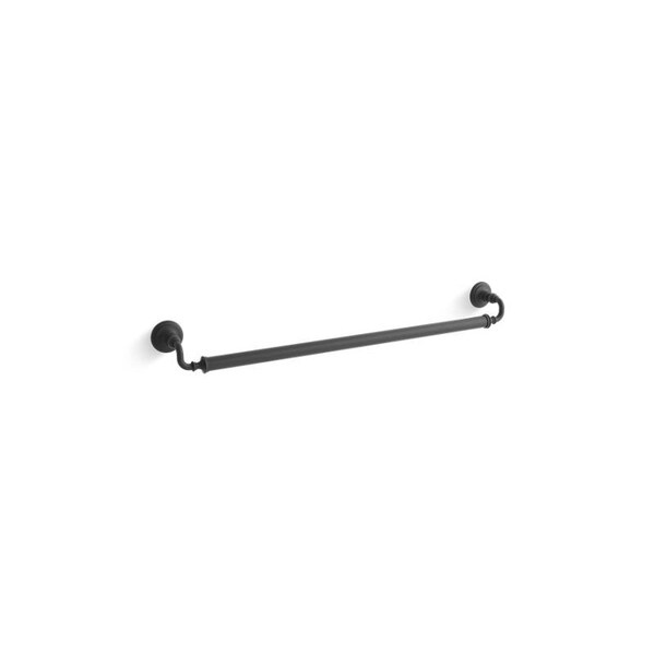 Kohler 39 in L, Zinc, Matte Black 25157-BL - main